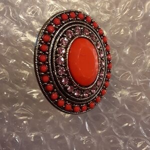 Women's Ring with Rhinestones